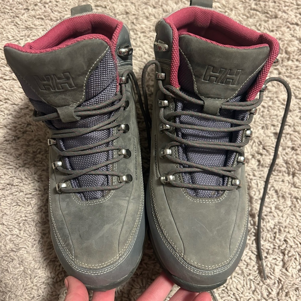 Helly Hansen Pink and Gray Hiking shoes size 8.5